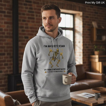 Funny Electrician Hoodie | I'm an Electrician Skeleton Electrician Gift
