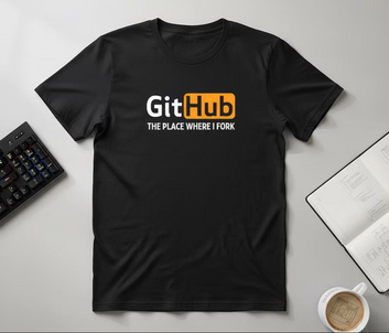 GitHub Developer T Shirt | Funny Programmer Coding Shirt for Developers